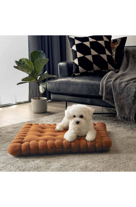 Biscuit Quilted Dog Bed