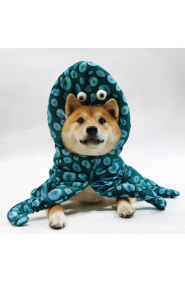 Halloween Pet Transformation Costume Spoof Octopus Dog Costume